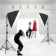 Zestaw Oświetleniowy Softbox Lampa Studyjna do Zdjęć 40x60cm 85W LED +PILOT 4
