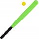 KIJ DO BASEBALL JUNIOR 54CM SOFT ZIELONY 1