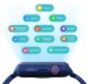 Smartwatch Active Band STELIO Smartwatch dla dzieci Junior Pro AI 4G ST-SWJ102-NB granatowy SIM, GPS, openAI, Android 5