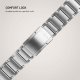 Fixed Pasek tytanowy do smartwatcha Samsung Galaxy Watch Ultra, naturalny tytan 5