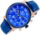 Zegarek Giewont Zegarek Męski Giewont Chronograph Sapphire Miedziano Niebieski GW6260-A5 3