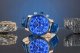 Zegarek Giewont Zegarek Męski Giewont Chronograph Sapphire Miedziano Niebieski GW6260-A5 6