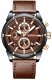Zegarek Giewont Zegarek Męski Giewont Chronograph Sapphire Czarno Brązowy GW8810-A3 1