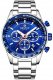Zegarek Giewont Zegarek Męski Giewont Chronograph Sapphire Srebrno Niebieski GW9140-B3 1