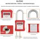 R.E.I.S. Zestaw lockout tagout LOTO 59 el blokady kłódki BHP 4