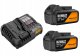 Zestaw elektronarzędzi Dewalt 18v xr zest dcf86 i dcg45 2x5ah dwxmcl 7