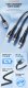 Kabel USB Kaku Kabel Toocki USB 3w1 USB-C, Micro, Lightning 100W, 1.2m, 3 końcówki do ładowania 8