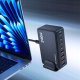 Ładowarka Wozinsky Stacja ładująca Wozinsky 240W GaN QC3 - czarna 6