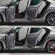 GrizzGlass Folia ochronna na progi GrizzGlass BodyShield do Tesla Model Y (2020-2024) [4w1] 4