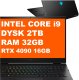 Laptop HP Laptop Gamingowy HP Omen 17-ck2390nd / 833P1EA / Intel i9 / 32GB / 2TB / RTX 4090 / QHD / Win 11 / Czarny 1