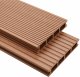 vidaXL vidaXL Deska Tarasowa 4 pcs Brązowy Kompozyt drewniano-plastikowy 7