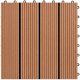 vidaXL vidaXL Płytka Tarasowa 11 pcs Brązowy 30 x 30 cm 6