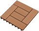vidaXL vidaXL Płytka Tarasowa 11 pcs Brązowy 30 x 30 cm 1