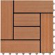 vidaXL vidaXL Płytka Tarasowa 11 pcs Brązowy 30 x 30 cm 6