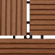vidaXL vidaXL Płytka Tarasowa 11 pcs Brązowy 30 x 30 cm 7