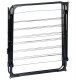 Vilde Suszarka na pranie metalowa czarna pionowa 61x58x136cm VILDE 568003 12