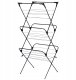 Vilde Suszarka na pranie metalowa czarna pionowa 61x58x136cm VILDE 568003 13