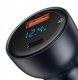 Ładowarka Baseus Ładowarka samochodowa Baseus Particular 65W USB-A USB-C QC PPS z wyświelaczem cyfrowym - ciemnoszara 9