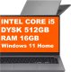 Laptop LG Laptop Gram Book / 15U50T-G.ARS2U1 / Intel i5-13 / 16GB / 512GB / Iris Xe / FullHD / Win 11 / Srebrny 1