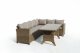 Domoletti OUTDOOR FURNITURE SET BEIGE 179X66X73 1