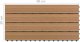 vidaXL vidaXL Płytka Tarasowa 6 pcs Brązowy 60 x 30 cm 6