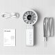 Wentylator Jisulife Mini wentylator Jisulife Handheld Fan Life7 3600mAh przenośny wiatraczek USB - szary 8