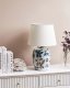 Lampa stołowa DKD Home Decor Lampa stołowa SUNJA Porcelana Biały/ niebieski 4