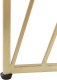 Beliani 3-panelowy parawan pokojowy ASOLO Złoty 117 cm 170 cm 7