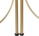 Beliani 3-panelowy parawan pokojowy TURANIA Złoty 100 cm 170 cm 7
