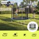 Trampolina ogrodowa Zipro Jump Pro z siatką wewnętrzną 8FT 252cm 2