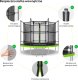 Trampolina ogrodowa Zipro Jump Pro z siatką wewnętrzną 8FT 252cm 5