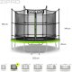 Trampolina ogrodowa Zipro Jump Pro z siatką wewnętrzną 8FT 252cm 9
