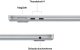 Laptop Apple Apple MacBook Air 13" M5 10-core CPU + 10-core GPU / 16GB RAM / 1TB SSD / Klawiatura US / Zasilacz 70 W / Srebrny (Silver) 6