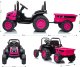 Milly Mally Milly Mally Pojazd na akumulator Traktor z przyczepą Farmer Pink EDUKAMP 15