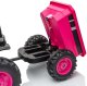 Milly Mally Milly Mally Pojazd na akumulator Traktor z przyczepą Farmer Pink EDUKAMP 7