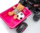 Milly Mally Milly Mally Pojazd na akumulator Traktor z przyczepą Farmer Pink EDUKAMP 8