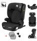Fotelik samochodowy Ecotoys Fotelik Samochodowy 15-36Kg Isofix Tulano I-Size Czarny Poddupnik 100-150Cm 1