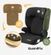Fotelik samochodowy Ecotoys Fotelik Samochodowy 15-36Kg Isofix Tulano I-Size Czarny Poddupnik 100-150Cm 6