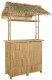Garden4You Stół barowy na zewnątrz Naturalny 115 x 95 x 215 cm Bambus 1