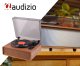 Gramofon Audizio Gramofon HIFI BT Laredo ciemnobrązowy Audizio one size 2