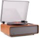 Gramofon Audizio Gramofon HIFI BT Laredo ciemnobrązowy Audizio one size 5