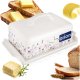 Maselniczka Hit Maselniczka porcelanowa biała kwiaty LOUKA 6