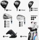 CALLAWAY Zestaw kijów do golfa XR-26 (12 kijów z torbą standbag/na nóżkach szaro-nieb-czerw, szafty stalowe, regular) 6