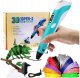 Długopis 3D XMaster Długopis 3D drukarka 3d PEN zestaw XXL Niebieski wkłady filament szablony 2