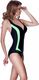 Aqua-Speed Kostium kąpielowy Greta czarno-zielony roz. 36 (AquaSpeed5533) 3