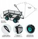 Kraft&Dele GREENMILL TACZKA -WÓZEK 80L /4 KOŁA 2