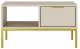 MOONWOOD Meble Stolik kawowy AUSTIN 80x60 kaszmir/złoty KOCOT MEBLE 3