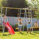 Małpiszon Plac zabaw LEŚNA POLANKA SLIDE | zjeżdżalnia, huśtawka, drabinki, kosz 3