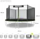 Trampolina ogrodowa Zipro Jump Pro z siatką zewnętrzną 14FT 435cm 9