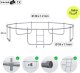 Trampolina ogrodowa Zipro Jump Pro z siatką zewnętrzną 12FT 374cm 3